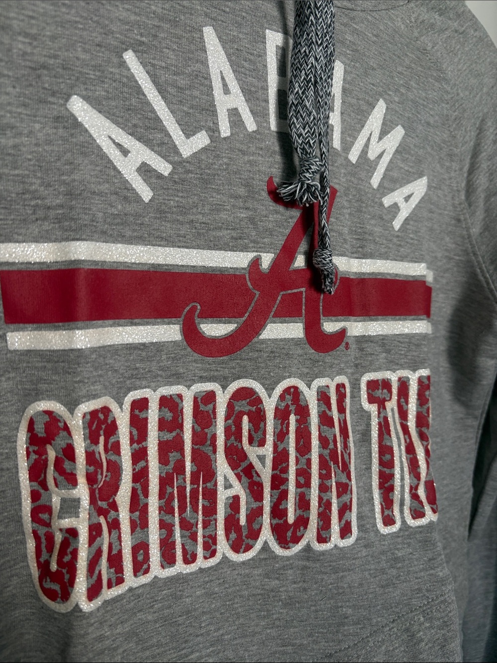 NWT [Gen2] Alabama Crimson Tide NCAA Flow Hoodie Hooded Sweatshirt Juniors S 3/5 - Picture 5 of 12